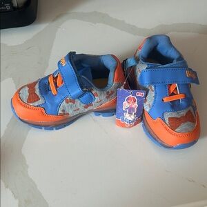 Kids Shoes - Blue and Orange